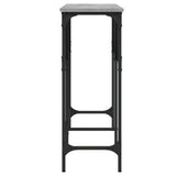 Console Table Grey Sonoma 140x29x75 cm Engineered Wood 837760