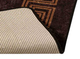 Rug Runner MARSA Black 80 x 450 cm Polyester and PVC 42023291