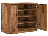 Shoe Cabinet Old Wood 59x35x70 cm Engineered Wood 856989