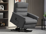Electric Riser Recline Armchair, with Footrest - Dark Grey T3398P342377