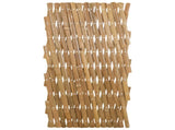 Expandable Trellis Fence 2 pcs Light Brown 100 x 105 cm Bamboo 42028067