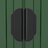 Garden Shed Green 192x357x223 cm Galvanised Steel 3147429