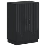 Shoe Cabinet HOORN 59.5 x 39.5 x 87 cm Engineered Wood Black 897306