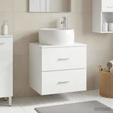 Wall-Mounted Sink Vanity White 49.5 x 44.5 x 66 cm 890310
