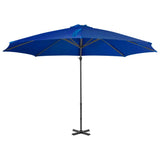 Cantilever Garden Parasol with Aluminium Pole Azure Blue 300 cm 46989