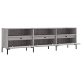 TV Cabinet Grey Sonoma 150x30x44.5 cm Engineered Wood 831290