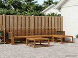 Outdoor Sofa Set 6 pcs Natural Solid Acacia Wood 3385145