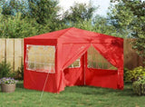 Party Tent Red 200 x 200 x 240 cm PE and Steel 42032994
