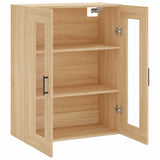 Wall Mounted Cabinet Sonoma Oak 69.5x34x90 cm 828487