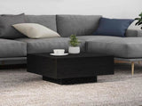 Coffee Table Black Oak 55 x 55 x31 cm Engineered Wood 862996