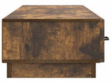 TV Cabinet Smoked Oak 147 x 34.5 x 27 cm Engineered Wood 895400