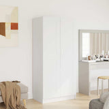 803434 Wardrobe White 82,5x51,5x180 cm Engineered Wood