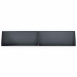 Retaining Wall 4 pcs 100 x 12 x 30 cm Steel Anthracite 3449032