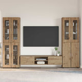 TV Cabinet Set FLORIN 3 pcs Artisan Oak Engineered Wood 3398013