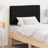 Upholstered Headboard Brown and Black 75 cm Solid Pine Wood 880210