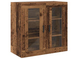 Wall Mounted Cabinets 2 pcs Old wood 69.5 x 34 x 90 cm 3394584