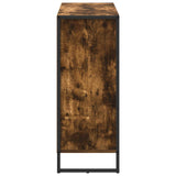 Side Cabinet Smoke Oak 96.5 x 30 x 75 cm Engineered Wood 886608