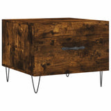 Coffee Tables 2 pcs Smoked Oak 50x50x40 cm Engineered Wood 829391