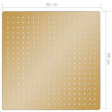 Rain Shower Head Stainless Steel 50x50 cm Square Gold 147712