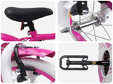 Kids Bike 12 Inches for 2-4 Years Old Pink 42009532