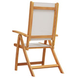 Folding Chairs 2 pcs Solid Wood Acacia and Textilene 4008421
