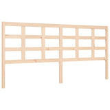 ZNTS Bed Frame without Mattress Solid Wood Pine 3192116