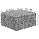 Modular Sofa Light Grey 70 x 70 x 36 cm Fabric 4019059