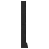 CD Cabinet Black Oak 101 x 23 x 177.5 cm Engineered Wood 3329339