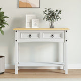 Console Table Mexican Pine Corona Range White 90x34.5x73 cm 282646