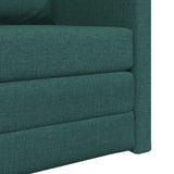Sofa Bed Dark Green 74 x 77 x 81 cm Fabric 4106625