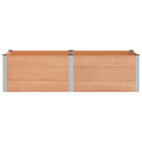 Garden Raised Bed Brown 200 x 100 x 54 cm 42039006
