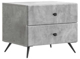 Bedside Cabinet 2 pcs Concrete Grey 43 x 34.5 x 47.5 cm 895452