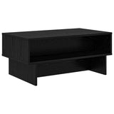 Coffee Table Black Oak 80 x 46 x 35 cm Engineered Wood 8000221