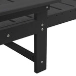 Garden Lounge Furniture 3 pcs Black 38 x 38 x 46cm Polyethylene 3335856