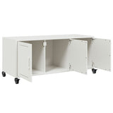 TV Cabinet White 100.5x39x43.5 cm Steel 846649