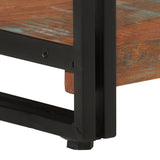 3-Tier Bookcase 77x30x80 cm Solid Wood Reclaimed and Iron 351109