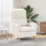 Armchair Cream 76 x 94 x 102 cm Sharpa Fabric 42009852