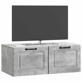 Wall-Mounted TV Cabinet Concrete Grey 78.5 x 41 x 30 cm 899368
