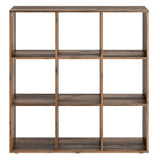 ZNTS FMD Standing Shelf with 9 Compartments Old Style 437011