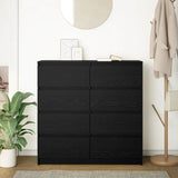 Sideboard Black Oak 100x35x99 cm Engineered Wood 3328490
