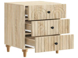 Bedside Cabinet Sonoma Oak 43x 41 x 66.5 cm Engineered Wood 894097