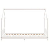 Kids Bed Frame White 90x190 cm Solid Wood Pine 835728