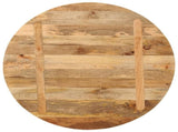 Table Top 80x3.8 cm Round Solid Wood Mango 370067