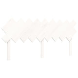 Senior Bed without Mattress White Super King Size Solid Wood 3195562
