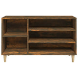 Shoe Cabinet Smoked Oak 102x36x60 cm Engineered Wood 819745