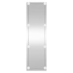 ZNTS Wall Mirror with LED Lights 30x100 cm Glass Rectangle 3189151