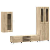 TV Cabinet Set FLORIN 3 pcs Sonoma Oak Engineered Wood 3397966
