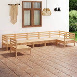 7 Piece Garden Lounge Set Solid Pinewood 3082737