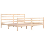 Bed Frame without Mattress Solid Wood Pine 200x200 cm 3105026
