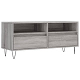 TV Cabinet Grey Sonoma 100x34.5x44.5 cm Engineered Wood 831242